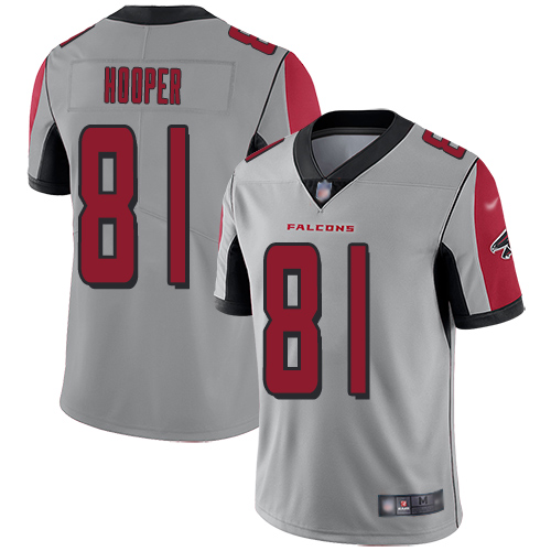 Atlanta Falcons Limited Silver Men Austin Hooper Jersey NFL Football #81 Inverted Legend